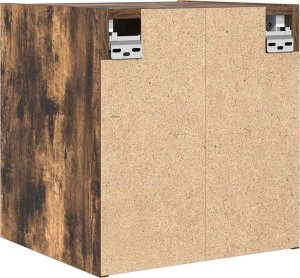 Szafki nocne ścienne 2 szt. Dąb wędzony 38x34x40 cm 9