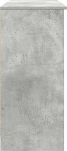 Komoda z szufladą Betonowa szarość 101x35x76 cm Drewno klejone 7