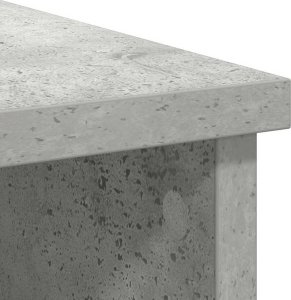 Komoda z szufladą Betonowa szarość 101x35x76 cm Drewno klejone 10