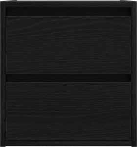 Szafka nocna wisząca czarny dąb 38x34x40 cm 6