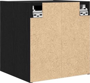 Szafka nocna wisząca czarny dąb 38x34x40 cm 8