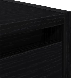 Szafka nocna wisząca czarny dąb 38x34x40 cm 9