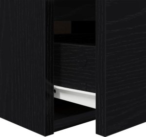 Szafka nocna wisząca czarny dąb 38x34x40 cm 10