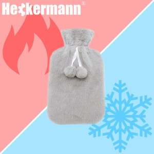 Termofor Heckermann 2L Jasnoszary z pokrowcem 5