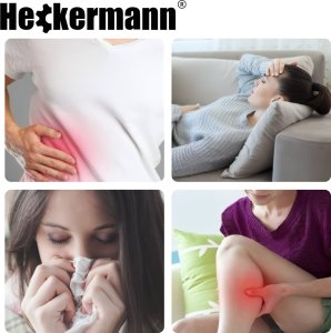 Termofor Heckermann 2L Jasnoszary z pokrowcem 7