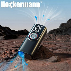Bezprzewodowa pompka Heckermann ATJ-9566 kompresor samochodowy rowerowy 2