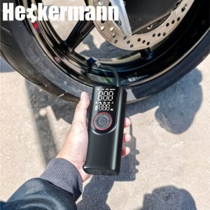 Bezprzewodowa pompka Heckermann ATJ-9566 kompresor samochodowy rowerowy 6