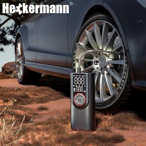 Bezprzewodowa pompka Heckermann ATJ-9566 kompresor samochodowy rowerowy 7