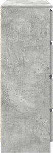 Komoda Betonowa Szara 100x35x99 cm Drewno klejone 7