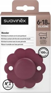 SUAVINEX - 308389-SMOCZEK FIZJOLOGICZNY   SX PRO SILIKONOWY/6-18M/MAGENTA/WONDER 3