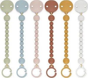 Suavinex - 401520-SILIKONOWY KLIPS DO SMOCZKA/MUSZTARDOWY/NEW ALL SILICONE 4