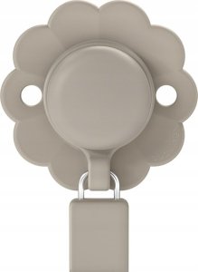 Suavinex - 402540-SILIKONOWA ZAWIESZKA DO SMOCZKA/GRAY CLOUDS/WONDER 4