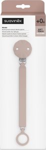 SUAVINEX - 402547-SILIKONOWA ZAWIESZKA    DO SMOCZKA/PALE MAUVE/WONDER 7