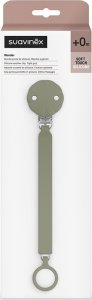 Suavinex - 402548-SILIKONOWA ZAWIESZKA DO SMOCZKA/HEDGE GREEN/WONDER 7