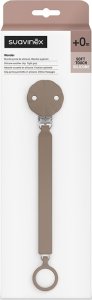 Suavinex - 402550-SILIKONOWA ZAWIESZKA DO SMOCZKA/RAW UMBER/WONDER 3