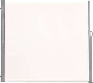 Składana markiza 300x180 cm boczna roleta parawan do ogrodu na taras beżowa 6