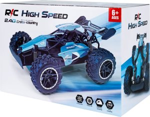 Samochód Wyścigowy Sterowany Pilotem Rc Mocny Napęd Oświetlenie Led 8