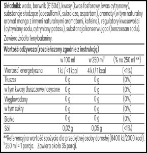 Sodastream Syrop Pepsi Max Mango Zero 440ml 6