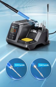 Techrebal Profesjonalna Stacja Lutownicza Aixun T320 200W Groty C210 Precyzyjna Mocna 14