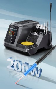 Profesjonalna Stacja Lutownicza Aixun T320 Zestaw 2 Kolby C210 C245 6x Grot 3