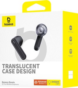 Słuchawki bezprzewodowe Baseus Bowie E5 TWS - czarne 5