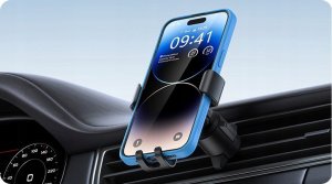 Uchwyt samochodowy Baseus Metal Age 3 na telefon, grawitacyjny, na kratkę nawiewu - czarny 11