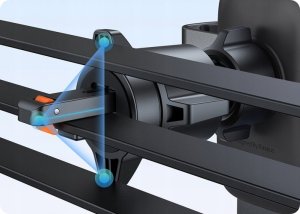 Uchwyt samochodowy Baseus Metal Age 3 na telefon, grawitacyjny, na kratkę nawiewu - czarny 10