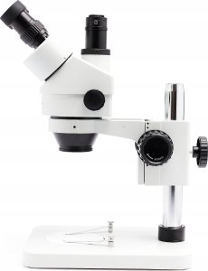 Mikroskop Techrebal Profesjonalny Mikroskop Stereoskopowy Kamera Lampa 56x LED 10HT Zestaw Pro 2