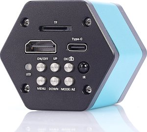 Mikroskop Techrebal Mikroskop Cyfrowy 10A do Elektroniki Kamera 4K HDMI USB Zestaw 9