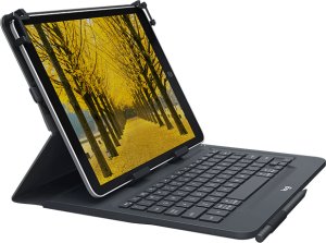 Logitech Universal Folio with integrated keyboard for 9-10 inch tablets Czarny Bluetooth QWERTY Włoski 1