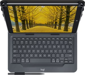 Logitech Universal Folio with integrated keyboard for 9-10 inch tablets Czarny Bluetooth QWERTY Włoski 2
