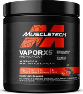 MuscleTech - Przedtreningówka, Vapor X5, Fruit Punch, Proszek 247g 1