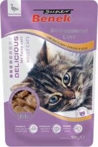 SUPER BENEK  SASZ.KOT 100g DELICIOUS      KACZKA W SOSIE 1