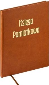 Księga pamiątkowa A4 120 kartek brązowa GRAND 1