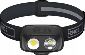 Zibintuvelis ant galvos ikraunamas, LED, 500lm, Li-pol 1200 mAh, EMOS 3