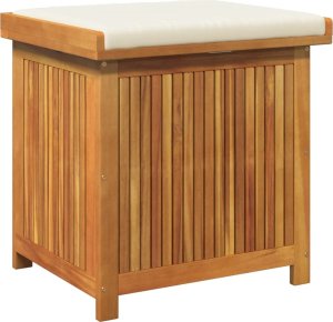 Skrzynka na poduszki ogrodowe 60x50x61 cm lite drewno akacjowe 2
