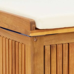 Skrzynka na poduszki ogrodowe 60x50x61 cm lite drewno akacjowe 9