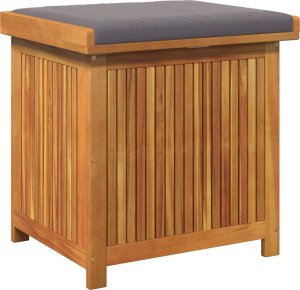 vidaXL Skrzynka na poduszki ogrodowe 60x50x61 cm lite drewno akacjowe 2