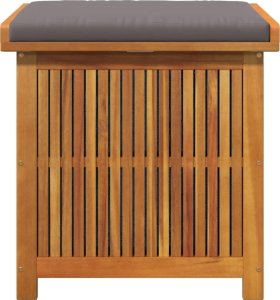 vidaXL Skrzynka na poduszki ogrodowe 60x50x61 cm lite drewno akacjowe 5