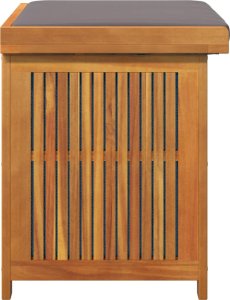 vidaXL Skrzynka na poduszki ogrodowe 60x50x61 cm lite drewno akacjowe 6