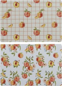 Podkładka na stół 42,5x29cm Dekoracyjna brzoskwiniowy wzór 2