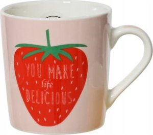 Kubek porcelanowy z uchem 200ml 8,6x7,7cm Truskawka i pomarańcza 1