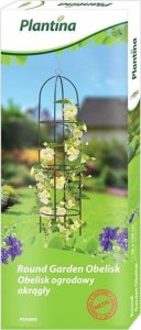 Metalowa pergola ogrodowa 195x38x38cm Okrągła podpora dla roślin pnących 3