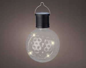 Żarówka solarna plastikowa 7,8x11,2cm Lampka wisząca z ciepłym światłem 2