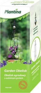 Metalowa pergola ogrodowa 99x14x14cm Kwadratowa podpora dla roślin pnących 3