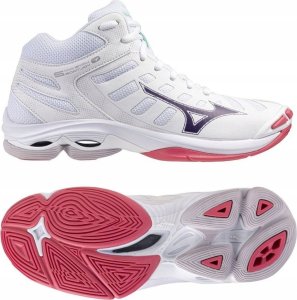 Mizuno Wave Voltage 2 Mid V1GC246520 białe 38,5 1