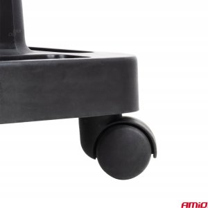 AMiO Krzesło warsztatowe na kółkach z wbudowanym schowkiem 150 kg amio-04269 6