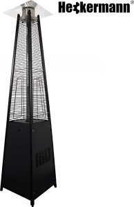 Parasol grzewczy Heckermann HS-PHM-H Czarny ogrzewacz tarasowy Piramida 11