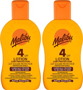 Malibu Lotion Protection SPF4 Ochronny Balsam 200ml x2szt 1