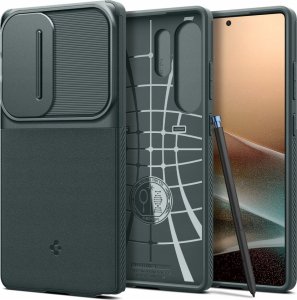 Etui Spigen Optik Armor na Samsung Galaxy S25 Ultra - zielone 11